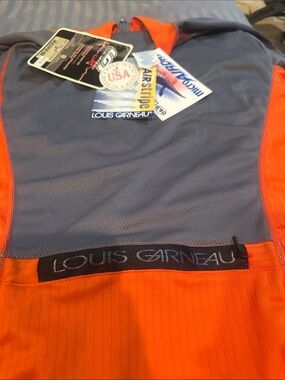 Louis Garneau Men’s Performance Jersey - Orange/Grey